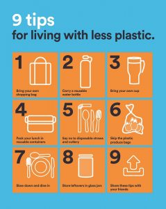 9 tips for living with less plastic