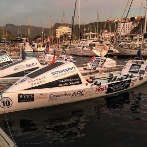 transatlantic traffords boat in the canaries