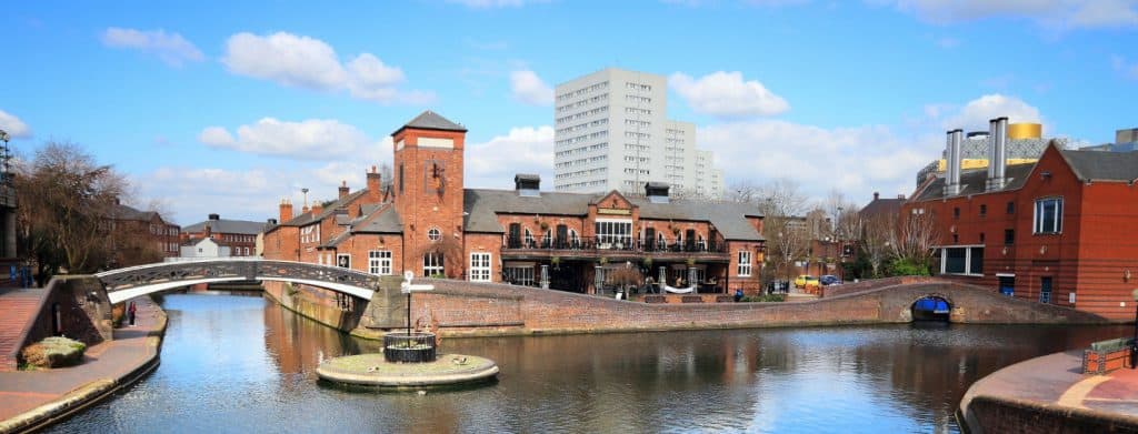 Canal side in Birmingham