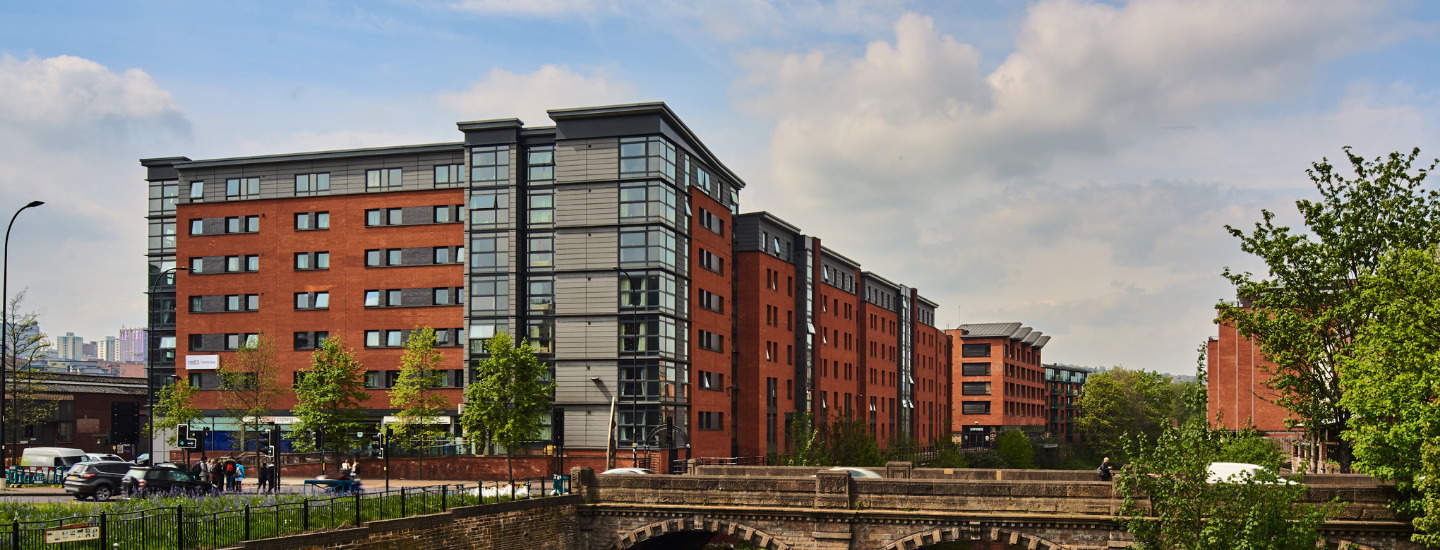 Student Accommodation - Central Quay From riverbank