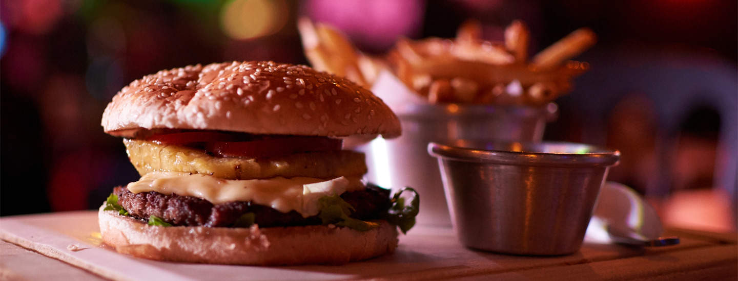 freebies A Level Result Day with burger and chips