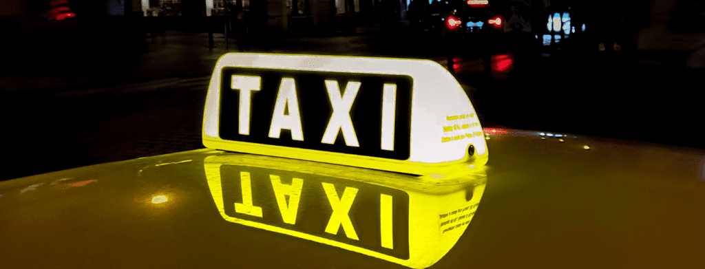 top tips for staying safe - taxi