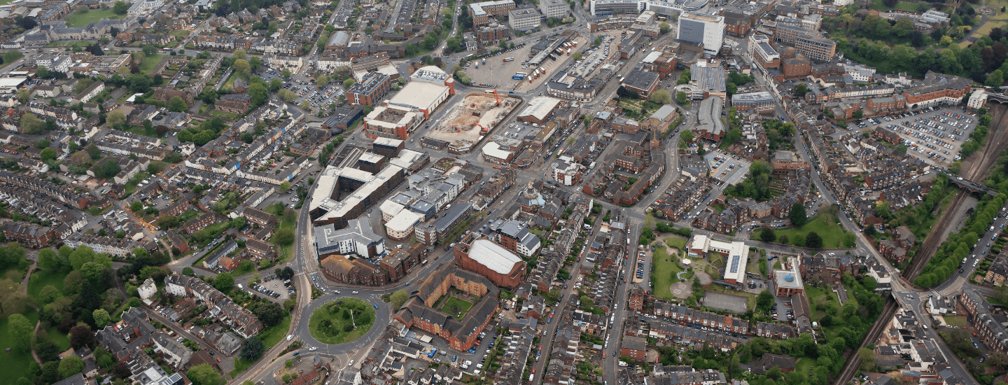 exeter student accommodation aerial view