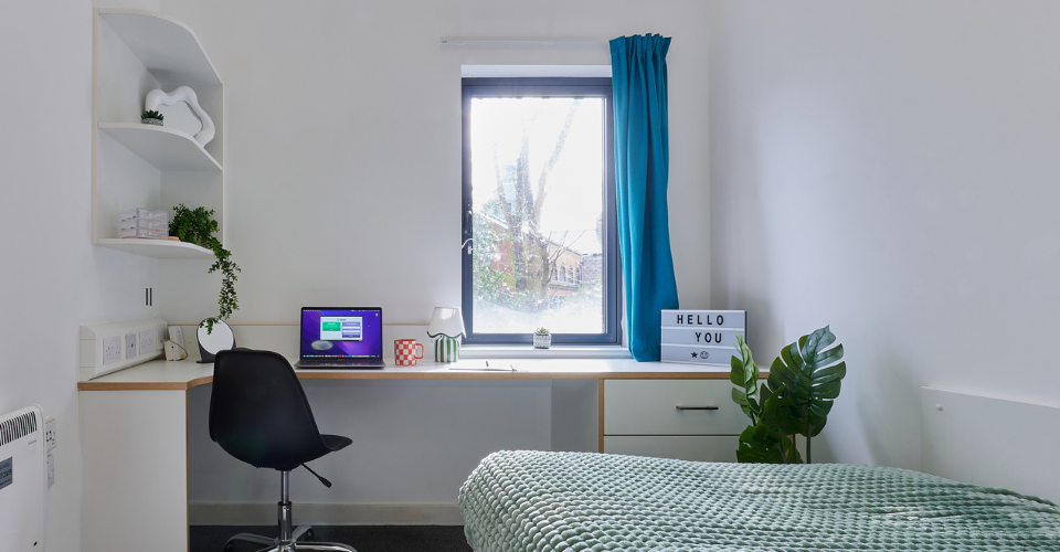 En-suite bedroom Host student accommodation Durham The Village at The Viaduct