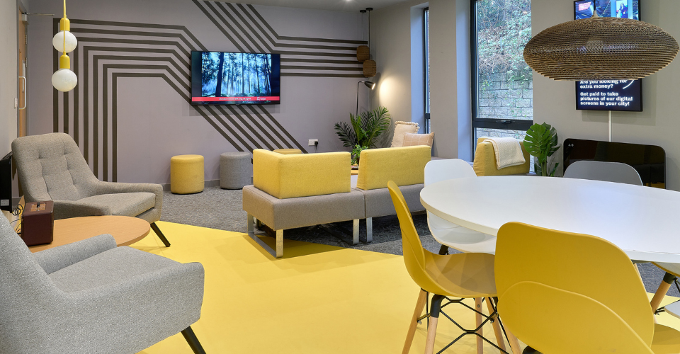Common Room at Host student accommodation Durham The Village at The Viaduct