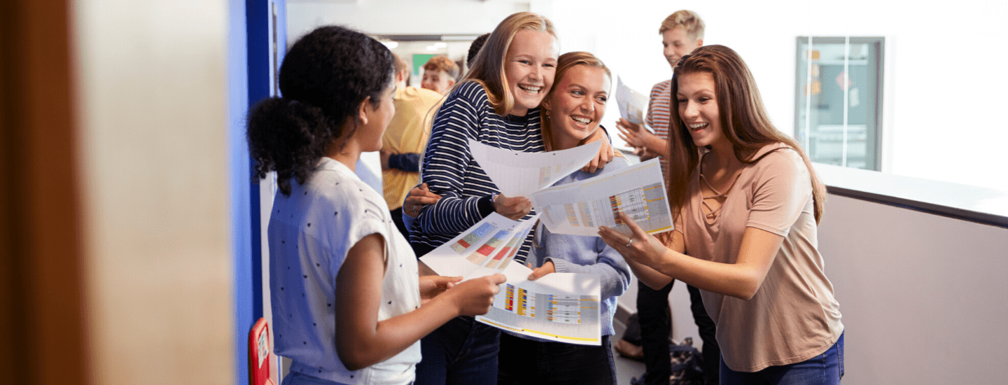 Results Day Students get results