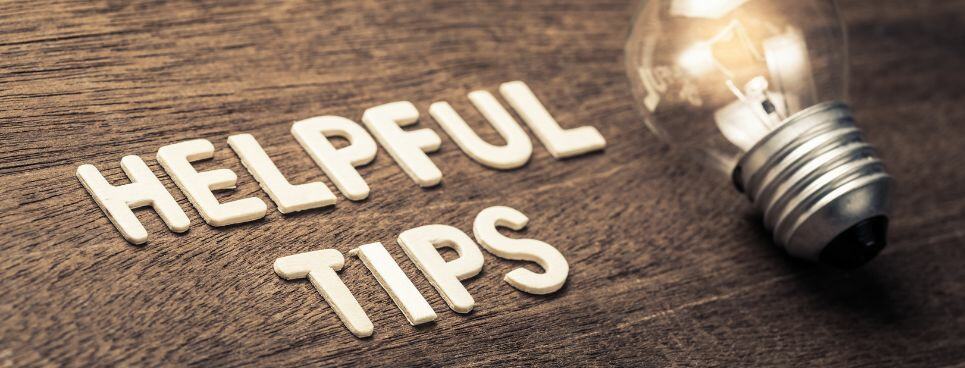 helpful tips