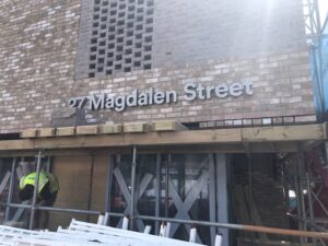 27 magdalen st exterior sign
