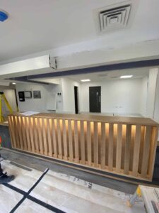 Reception in progress