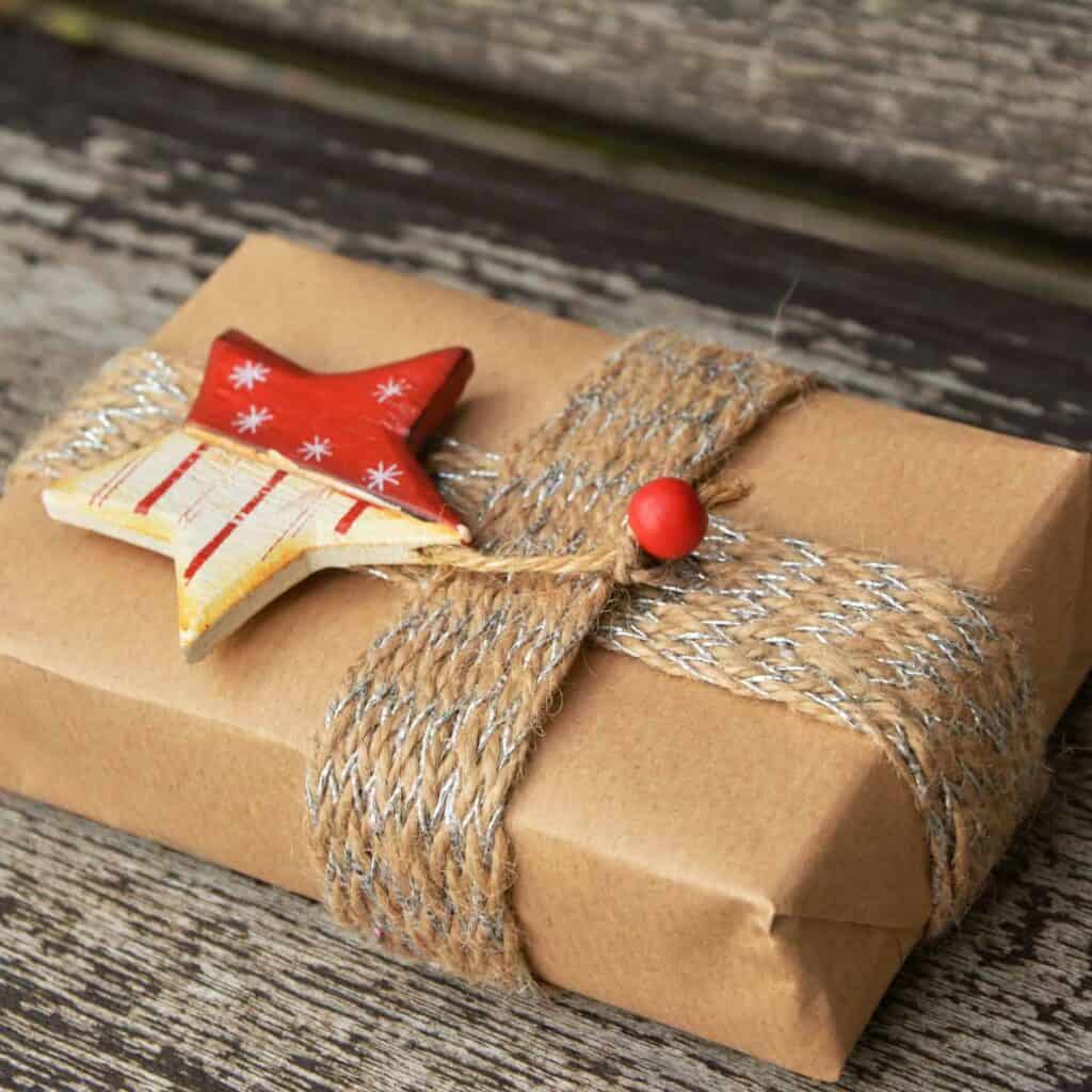 Christmas Recycled Brown Paper.