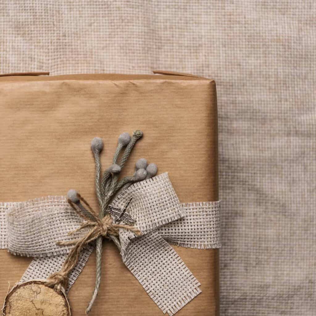 Christmas Recycled Brown Paper.