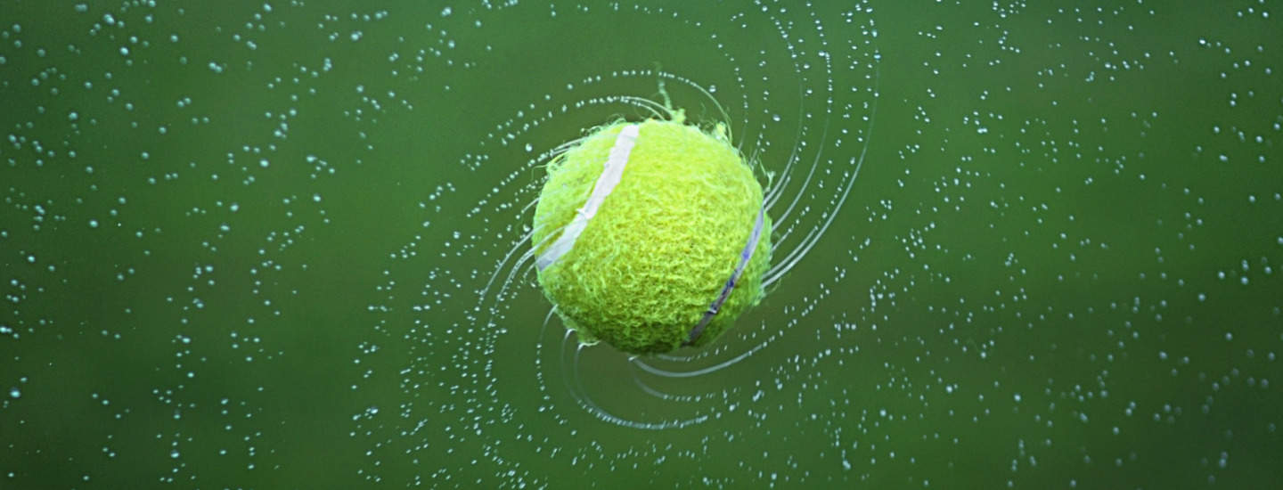 Wimbledon website ball in air