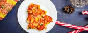 christmas-tree-shaped-pizza-dinner