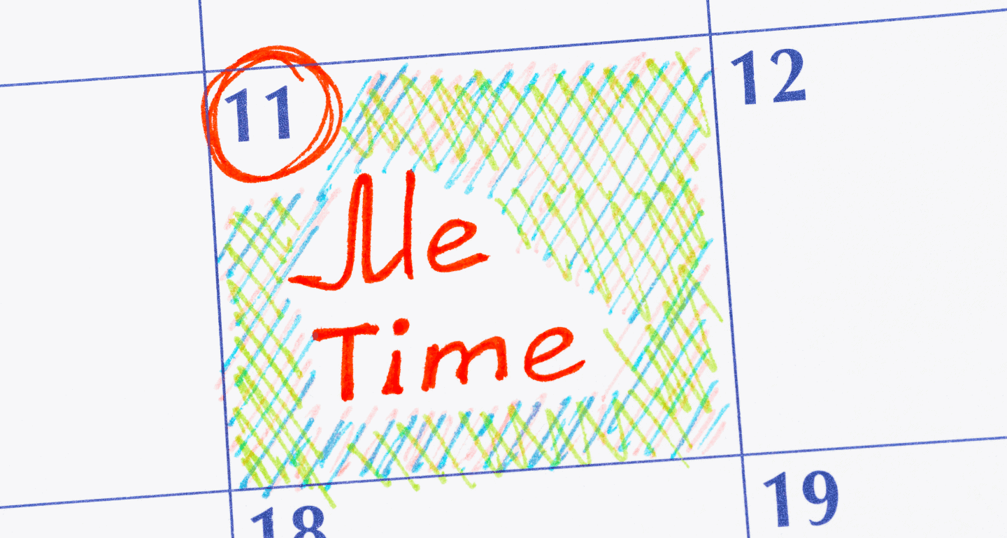 stop and recharge with some me time