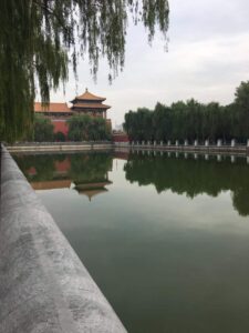 outside forbidden city in Beijing