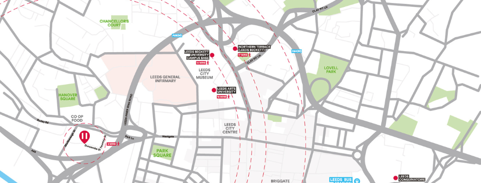 Why Leeds is the perfect city for Students | Exchange Court Host student studios