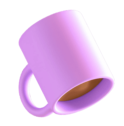 Upside down mug